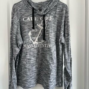 Susi Apparel Gray and Black Cape Cod Women's Hoodie